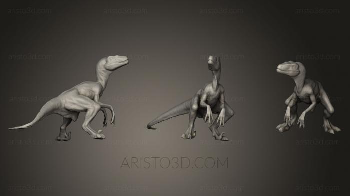 Animal figurines (STKJ_0408) 3D model for CNC machine